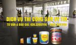 Dịch vụ thi công sơn epoxy kim loại chất lượng cao uy tín giá phải chăng